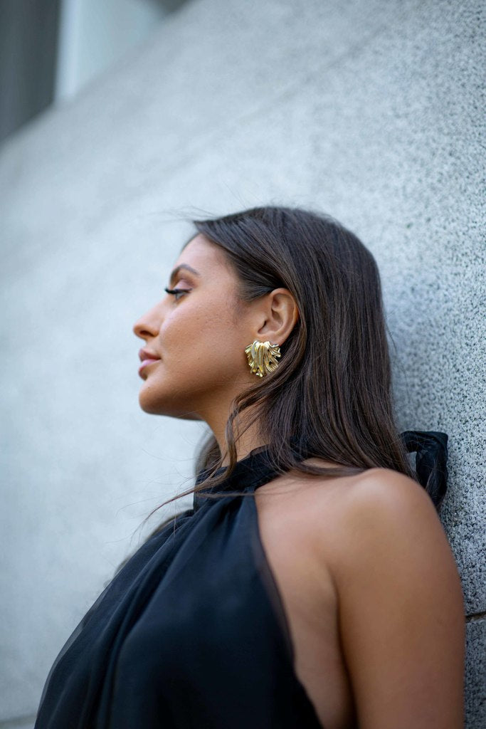 Ava Gold Earrings by WMWATCHME