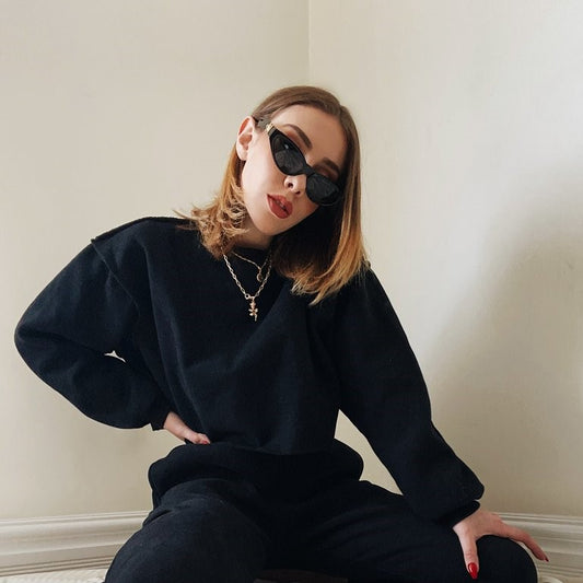 8LACK - How to Style All Black Loungewear for Women
