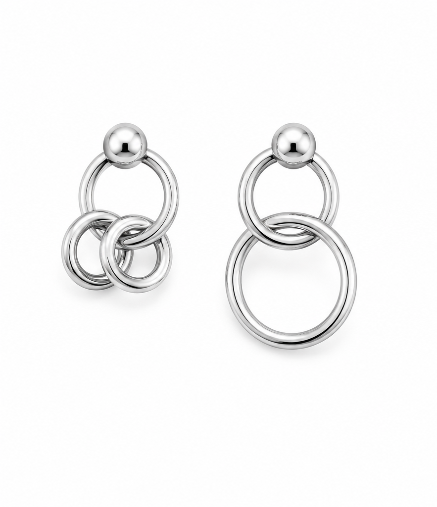 Circular earrings by WM