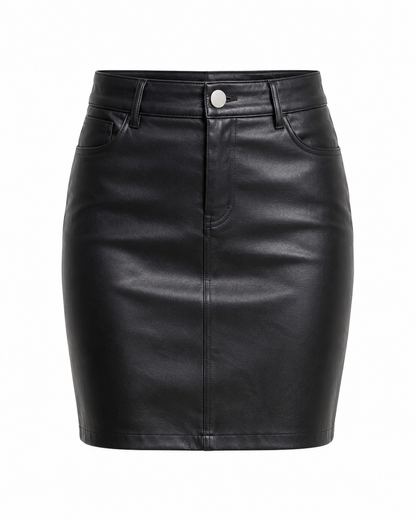 Faux Leather Mini Skirt by NA-KD