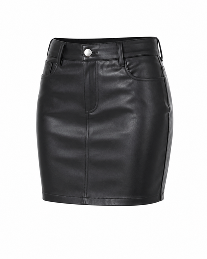 Faux Leather Mini Skirt by NA-KD