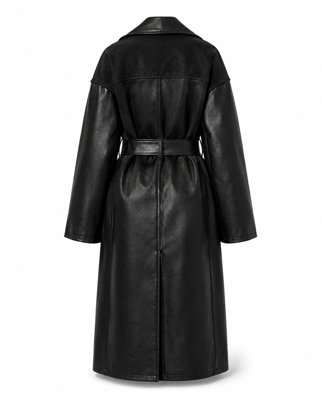Faux Leather oversized Trench Coat by NA-KD