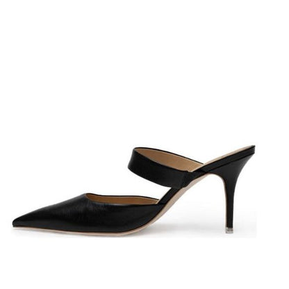 Aisha leather pumps by Black Suede Studio